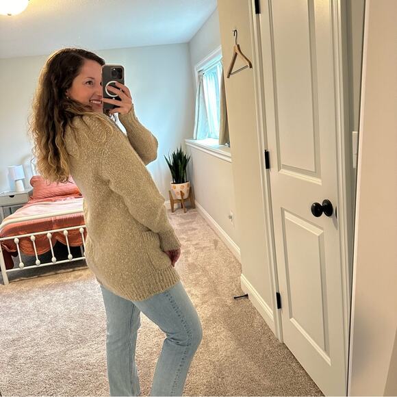 Isabel Marant Etoile Oatmeal Neutral Cardigan Sweater Medium - Picture 4 of 12